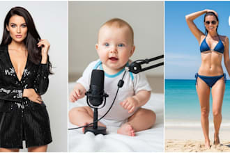 create realistic ai model ai influencer baby podcast comfy ui for ig onlyfans