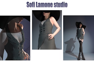 create garment, clothes in clo3d