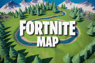 create and fix uefn fortnite maps, tycoon, vrc, red and blue