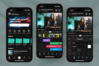 develop ai video editor app, ai photo enhancer app, ai photo editor app