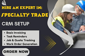 setup specialty trade crm servicem8 fergus ifleet arbogold knowify jobnimbus crm