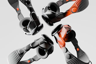 do high quality 3d product model and mockup rendering using blender or cinema 4d