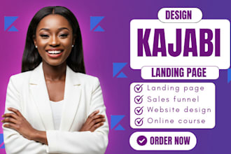 be your kajabi expert for website, membership, course and landing page setup