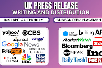 do UK press release distribution, UK press release writing, PR distribution