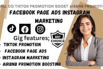 do tiktok promotion boost airbnb promotion facebook page ads instagram marketing