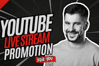promote your youtube live stream to get more live views