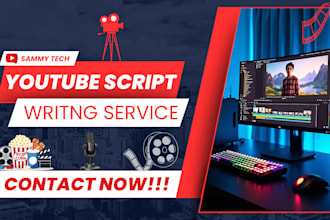 ghostwrite your youtube video script, podcast script, and true crime script