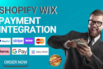 shopify wix payment gateway integration stripe xendit revolut paypal wise
