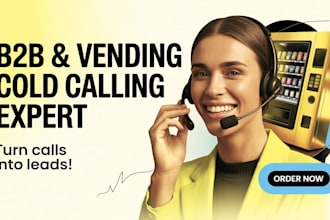 cold calling vending machine, b2b cold calling
