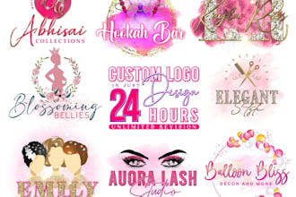 design luxury logo,fashion,beauty,nail salon,boutique,hair,brand design