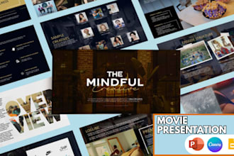 design film pitch deck PPT movie pitch deck TV show powerpoint pitch deck design