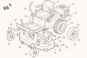 create precise uspto patent drawings and technical illustrations
