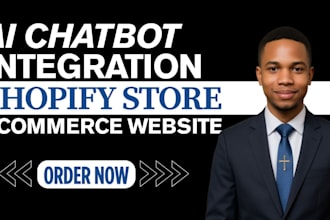 setup and integrate shopify ecommerce store ai chatbot chatgbt whatsapp ai chat