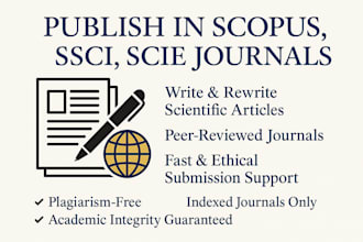 write, rewrite, and publish articles in scopus ssci scie indexed journals