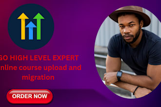 do online gohighlevel course upload and course migration professionally