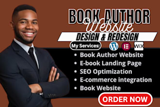 book author website book author redesign author website