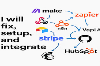 fix make com setup zapier webhook airtable github stripe n8n ai api integration