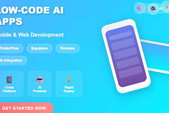 low code no code ai mobile and web apps with flutterflow supabase firebase