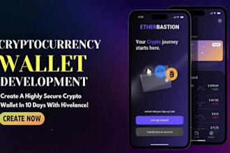 develop a secure crypto exchange website and wallet app