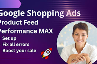 set up google shopping search ads campaign performance max campaign