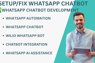 setup whatsapp chatbot, whatsapp business api, fix n8n ai chatbot twilio vapi ai