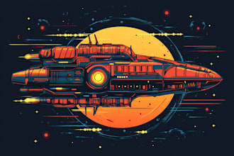 do sci fi art and spaceship design