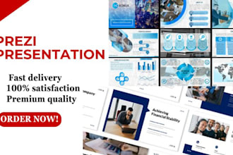 design, redesign captivating  powerpoint and prezi presentation, stoydoc, canva