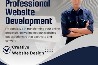 build a modern professional website using lovable