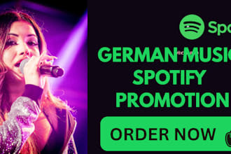 do viral german spotify sportify music promotion german sportify music