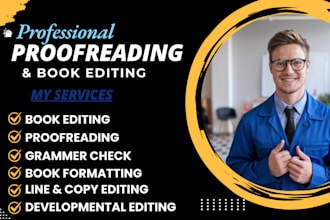 developmental book editing format fiction novel proofread children academic book