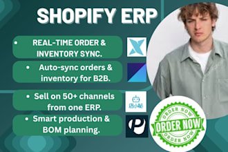 setup shopify erp xorosoft mrpeasy dianxiaomi plentyone pickware mabangerp3 pavo