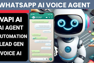setup whatsapp business cloud ai chatbot build ai voice agent whatsap automation