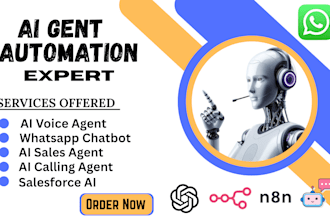 setup voice bot whatsapp chatbot ai sales agent API n8n vapi synthflow make com