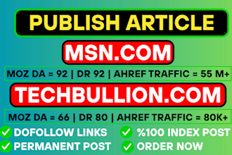 publish guest post on techbullion, ipsnews,net and msn,com