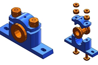 create 3d models and 2d drawings in fusion 360, solidworks, or inventor