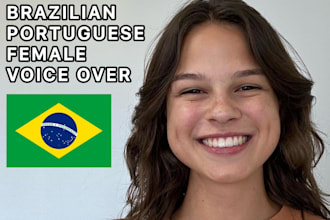 do voice ads, dubbings and audiobooks in brazilian portuguese