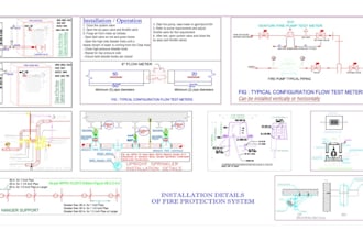 draw architectural drawings, framing or foundation plans, fire sprinkler design