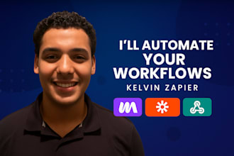 automate tasks using zapier, make, integromat and apis
