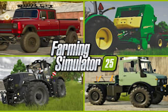create custom farming simulator 19, 22, 25 mods, maps, pallets and scripts