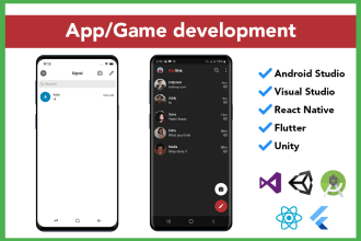 design and develop android and ios app