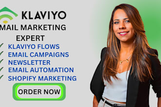 set up klaviyo flows, email campaigns, newsletters and shopify email automation