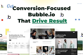 build your bubble io app bubble mvp mobile app or bubble marketplace from figma