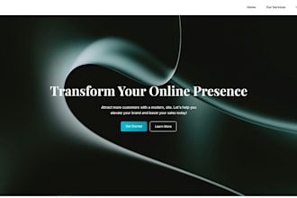 create a general website design static or wordpress