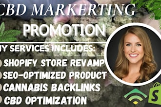 do cbd marketing promotion cannabis backlinks shopify store revamp