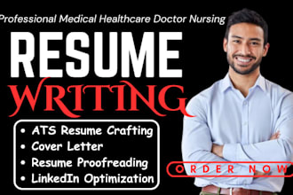 revamp professional doctor nursing healthcare medical ats resume cover letter