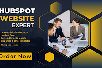 design hubspot landing pages and blogs
