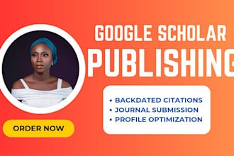 publish your research on google scholar with high citations