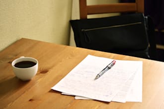 copy edit and line edit your short story