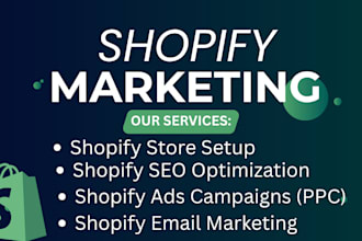 shopify ecommerce marketing, etsy promotion, boost shopify sales, fb ads, tiktok