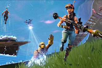 build custom fortnite uefn map, red vs blue, parkour, pit, zone war